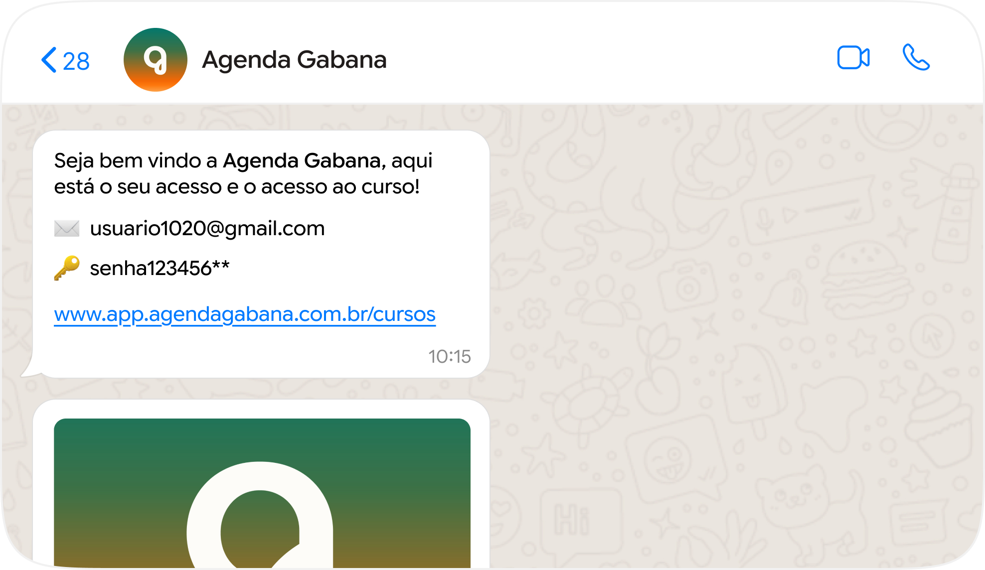 Curso de configuração da Gabana