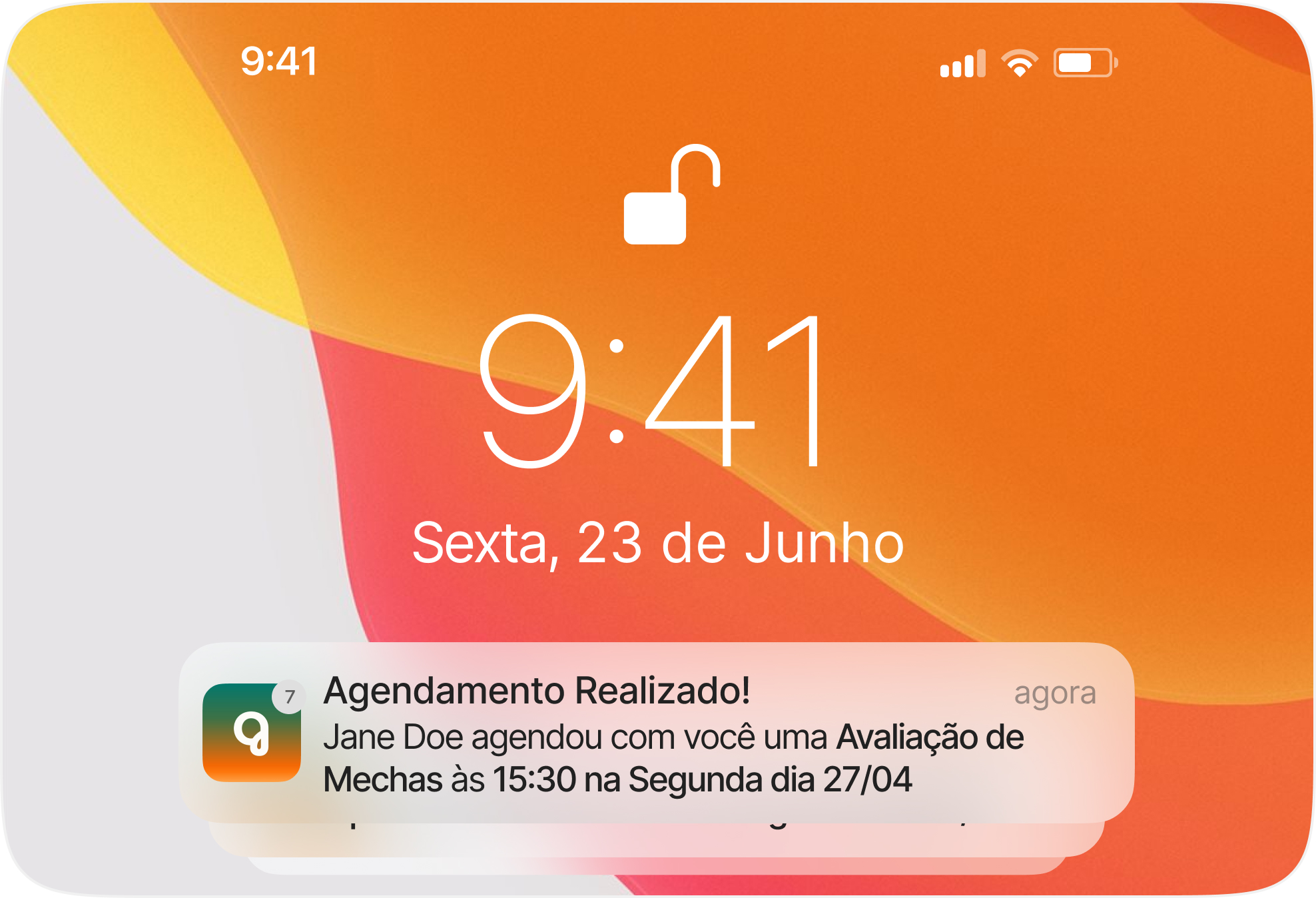 Clientes realizando agendamentos